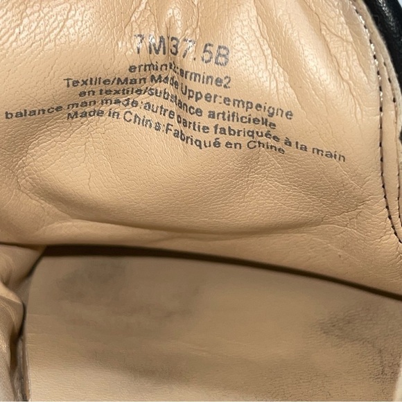 Karl Lagerfeld Paris Ermine2 Black Textile Woman Shoes Size 7 - Picture 8 of 9